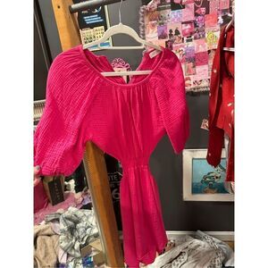 Backless mini dress